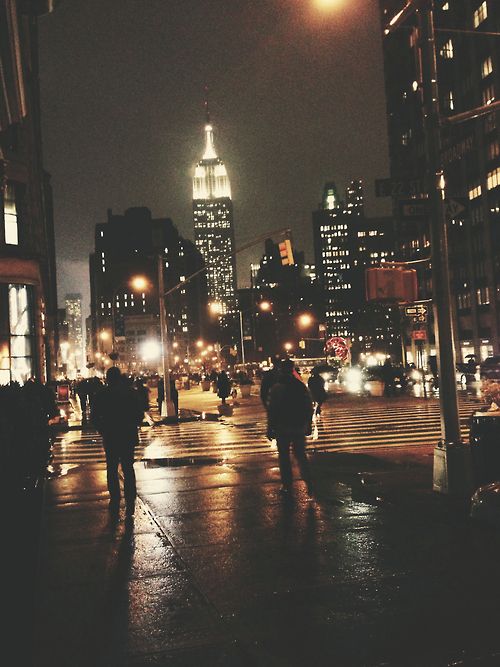 bright lights and city scapes